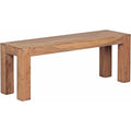 Panca in legno massello 120 x 45 x 35 cm
