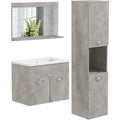 Set arredo bagno grigio