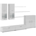 Set soggiorno Skraut Home - Mobili soggiorno - 189 x 300 x 42 cm - Sistema di illuminazio 189 x 300 x 42 cm