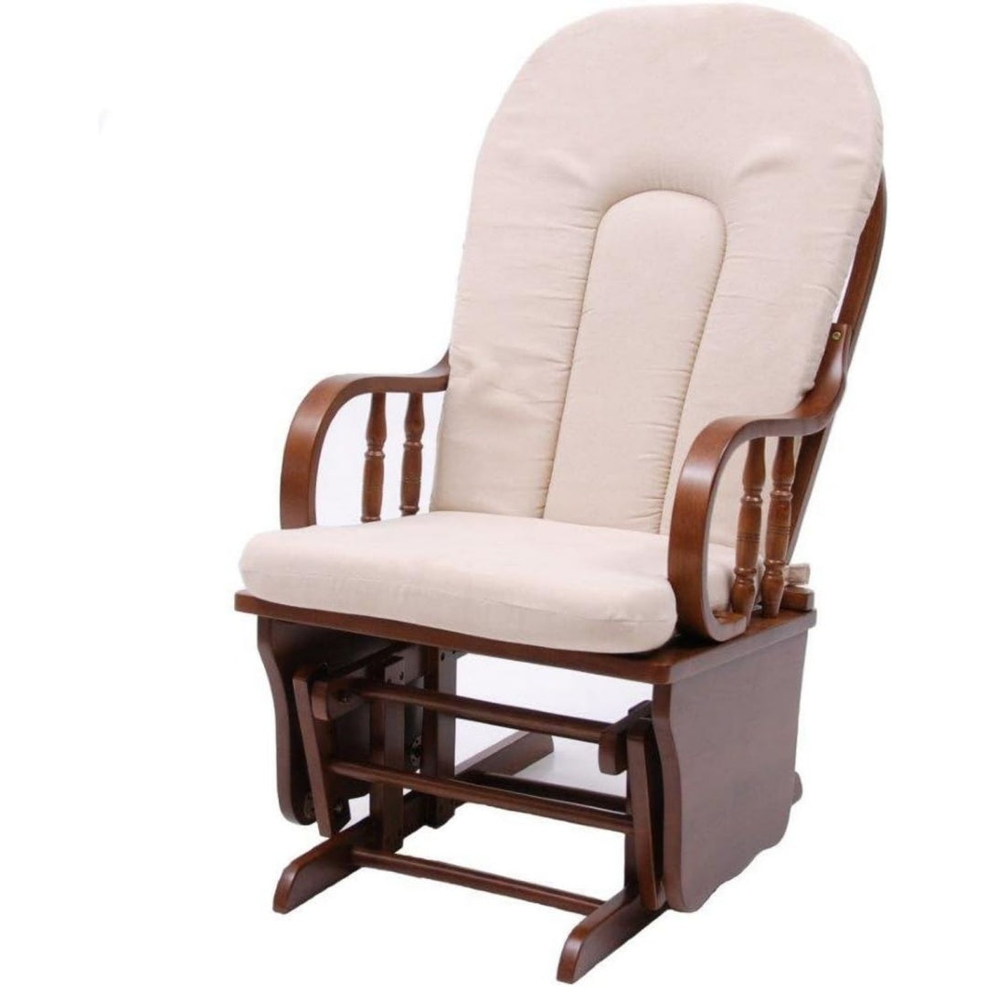 Sedia in legno massello beige 68x50x107 cm